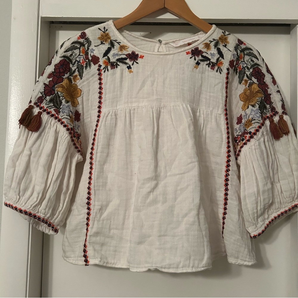 Zara trafaluc blouse